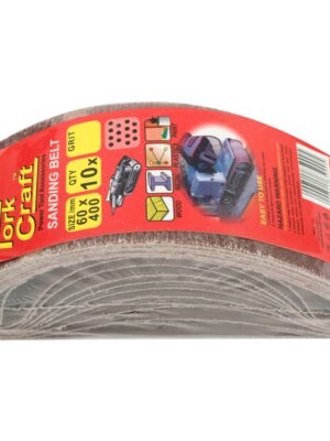 SANDING BELT 60 X 400MM 120GRIT 10/PACK (FOR TRITON PALM SANDER)