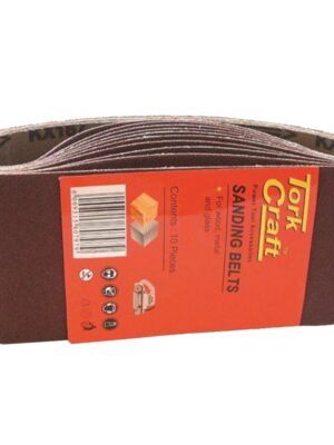 SANDING BELT 65 X 410MM 60 GRIT 10/PACK