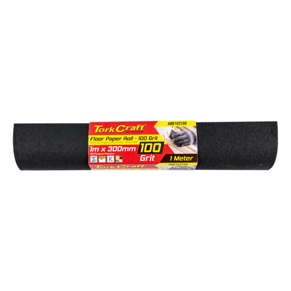 ABR102100.jpg FLOOR PAPER ROLL 300MM X 1M 100 GRIT