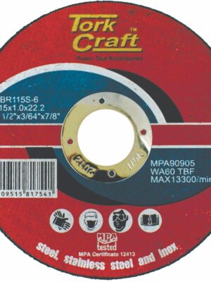 CUTTING DISC STEEL & SS 115 x 1.0 x 22.2 MM