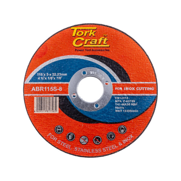 ABR115S-8.jpg CUTTING DISC METAL & SS 115 x 3.0 x 22.22MM