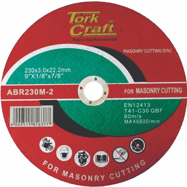 ABR230M-2.jpg CUTTING DISC MASONRY 230 X 3.0 X 22.22MM