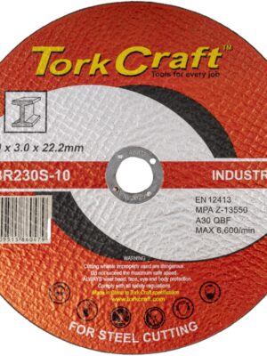 CUTTING DISC INDUSTRIAL METAL 230 x 3.0 x 22.2 MM