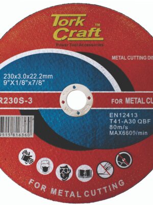 CUTTING DISC STEEL AND SS 230 X 3.0 X22.22MM