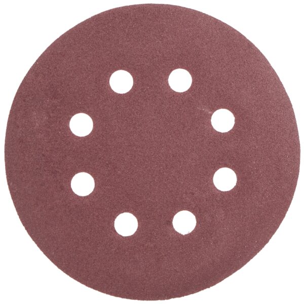 ABR33180.jpg SANDING DISC 125MM 180 GRIT WITH HOLES 10/PK HOOK AND LOOP