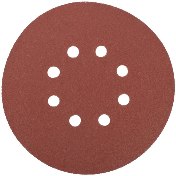 ABR36120.jpg SANDING DISC 150MM 120 GRIT WITH HOLES 10/PK HOOK AND LOOP