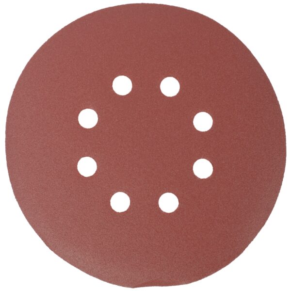ABR36180.jpg SANDING DISC 150MM 180 GRIT WITH HOLES 10/PK HOOK AND LOOP