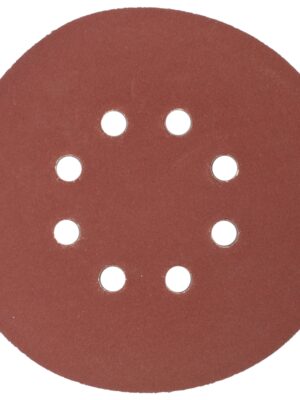 SANDING DISC 150MM 320 GRIT WITH HOLES 10/PK HOOK AND LOOP
