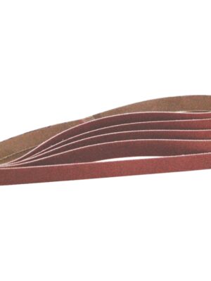 POWERFILE SANDING BELT 6 X 451MM 80 GRIT 5/PK