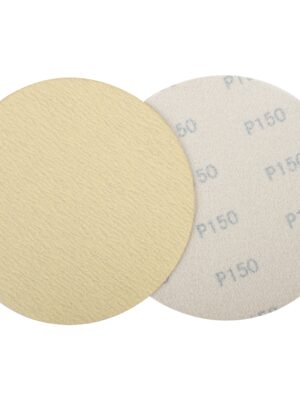 GOLD DISC (50 PIECES) 150 GRIT 150MM WITHOUT HOLE HOOK AND LOOP