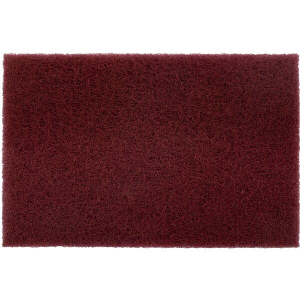 ABRN003-5.jpg PAD NON WOVEN IND. STRENGTH 5PC 150 X 230MM SUPER FINE MAROON