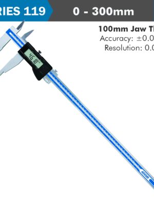 AC119-012-12.jpg DIG. CALIPER 300MM 0.05MM ACC. S/STELL 0.01MM RES.