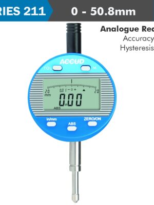 DIGITAL INDICATOR FLAT BACK 50.8MM/2'