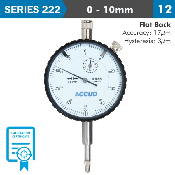 AC222-010-12Q.jpg DIAL INDICATOR WITH CALIBRATION CERTIFICATE