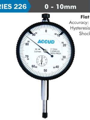 AC226-010-12.jpg SHOCKPROOF DIAL INDICATOR FLAT BACK 10MM