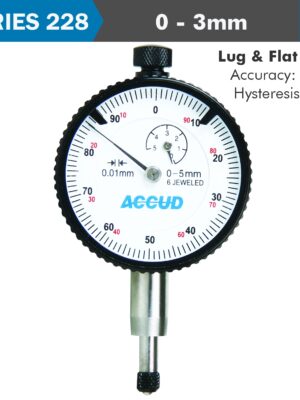 AC228-003-11.jpg DIAL INDICATOR 3MM BEZEL 0.01MM GRAD. LUG&FLAT BACK