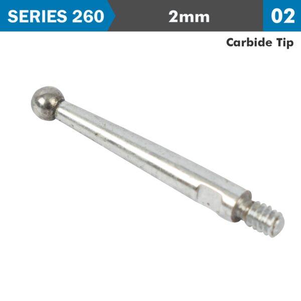 AC260-002-02.jpg STYLI DIAL TEST INDICATOR CARBIDE TIP 2M