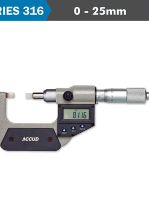 DIGITAL PROTRACTOR BLADE MICROMETER 0-25MM/0-1'