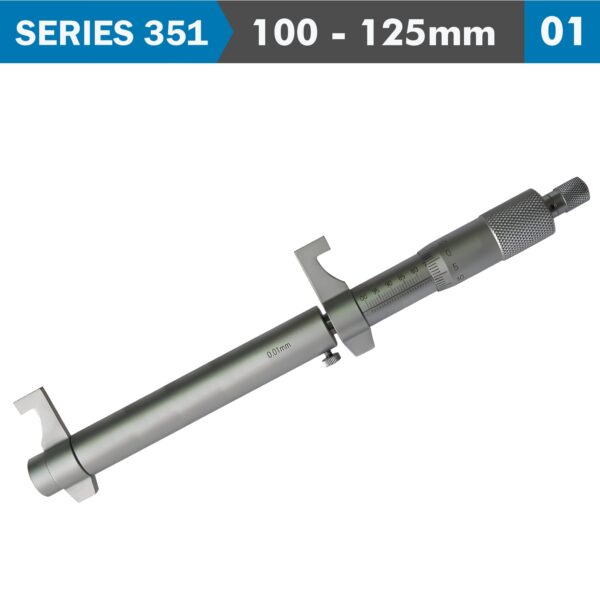AC351-005-01.jpg INSIDE MICROMETER 100-125MM WITHOUT SETTING RING 0.010MM ACC. 0.01MM G