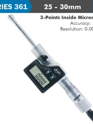 DIG. 3 POINTS INSIDE MICROMETER 25-30MM 0.004MM ACC. 0.001MM RES.
