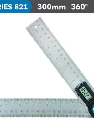 AC821-012-01.jpg DIGITAL PROTRACTOR BLADE 300MM 360 DEG. 0.3 DEG. ACC. 0.1 DEG. RES.