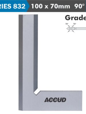 AC832-004-00.jpg BEVELED EDGE SQUARE 90 DEG. GRADE 00 100X70MM