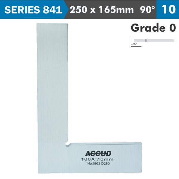 AC841-010-10.jpg FLAT EDGE SQUARE 90 DEG. GRADE 0 250X165MM