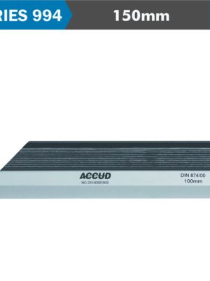 STRAIGHT EDGE 150MM DIN874 S/STEEL
