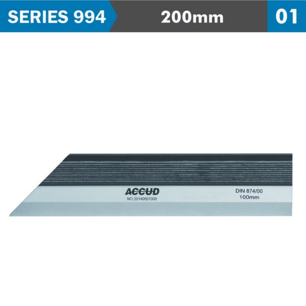 AC994-008-01.jpg STRAIGHT EDGE 200MM DIN874 S/STEEL