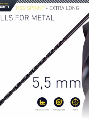 ALP101055.jpg HSS DRILL BIT 5.5MM 205 X 140 EXTRA LONG