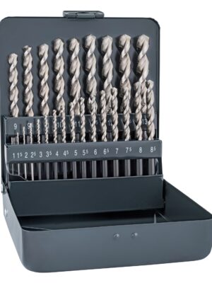 ALP20KM25.jpg HSS SPRINT DRILL BIT SET 25 PIECE 1-13MM X 0.5 IN METAL CASE