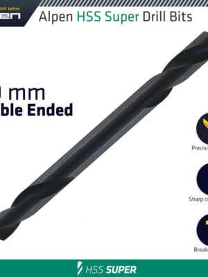 HSS SUPER DRILL BIT DOUBLE ENDED 4.0MM 1/PACK