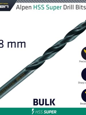 ALP601008.jpg HSS SUPER DRILL BIT 0.8MM BULK