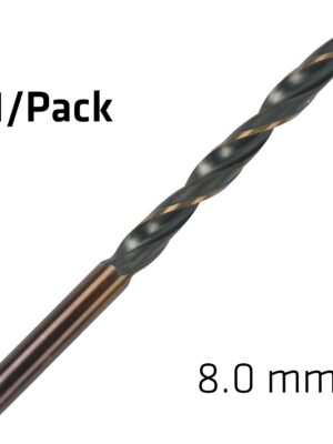 HSS SPRINT MASTER 8.0MM X1 SLEEVED DIN338 ALPEN DRILL BIT