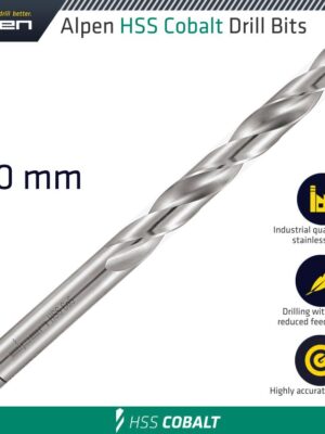 HSS COBALT DRILL BIT 10MM