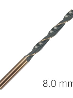 HSS SPRINT MASTER 8.0MM 10-PACK HANG TAG DIN 338 ALPEN DRILL BITS