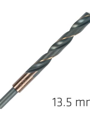 HSS SPRINT MASTER 13.5MM RED SHANK 9.5MM X1 SLEEVED DIN338 ALPEN DRILL