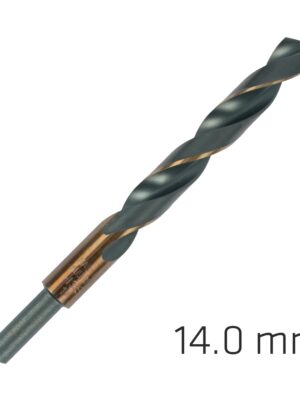 HSS SPRINT MASTER 14.0MM RED SHANK 9.5MM X1 SLEEVED DIN338 ALPEN DRILL