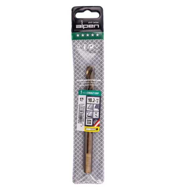 HSS COBALT 10.2 PLW GRIP 3-SIDED