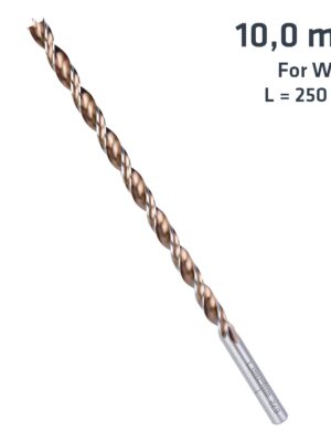 TIMBER TWIST 10MM X 250 LONG WOOD DRILL BIT SLEEVED