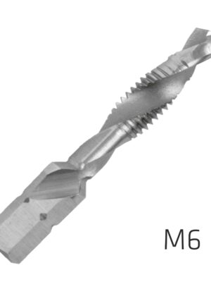 ALPEN COMBINATION TAP PLW M6 1/4' SHANK