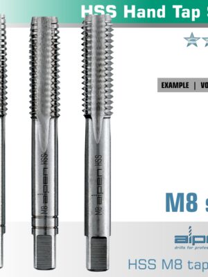 ALP70708.jpg HAND TAP SET IN POUCH M8 HSS 1.25MM PITCH