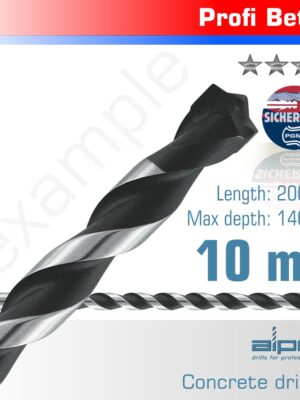 CONCRETE 10.0 X 200MM PROFI BETON DRILL BIT MASONRY