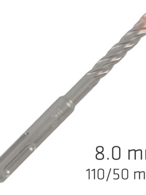 ALP762008.jpg FORCE X 8.0 x 110/050 SDS-PLUS REBAR DRILL BIT X4 CUTTING EDGES - BULK