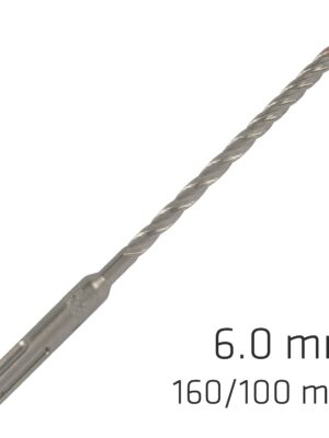 ALP763006.jpg FORCE X 6.0 x 160/100 SDS-PLUS REBAR DRILL BIT X4 CUTTING EDGES - BULK