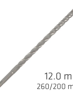 FORCE X 12.0 x 260/200 SDS-PLUS REBAR DRILL BIT X4 CUTTING EDGES - BUL