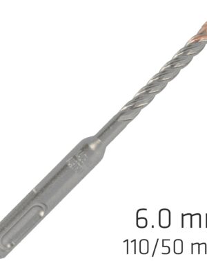 ALP805006.jpg FORCE X 6.0 x 110/050 SDS-PLUS REBAR DRILL BIT X4 CUTTING EDGES