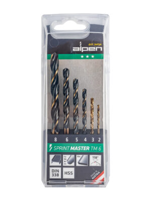 ALP811122100.jpg ALPEN SPRINT MASTER TM6 6-PCS 2 - 3 - 4 - 5 - 6 - 8MM HSS SET