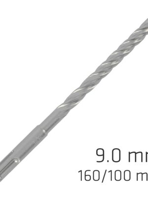ALP815009.jpg FORCE X 9.0 x 160/100 SDS-PLUS REBAR DRILL BIT X4 CUTTING EDGES