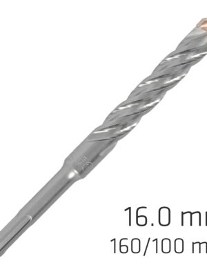 ALP815016.jpg FORCE X 16.0 x160/100 SDS-PLUS REBAR DRILL BIT X4 CUTTING EDGES